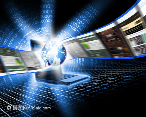 筆記本電腦屏幕全球計(jì)算機(jī)網(wǎng)絡(luò)的象征